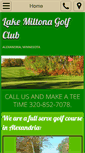 Mobile Screenshot of lakemiltonagolfclub.com